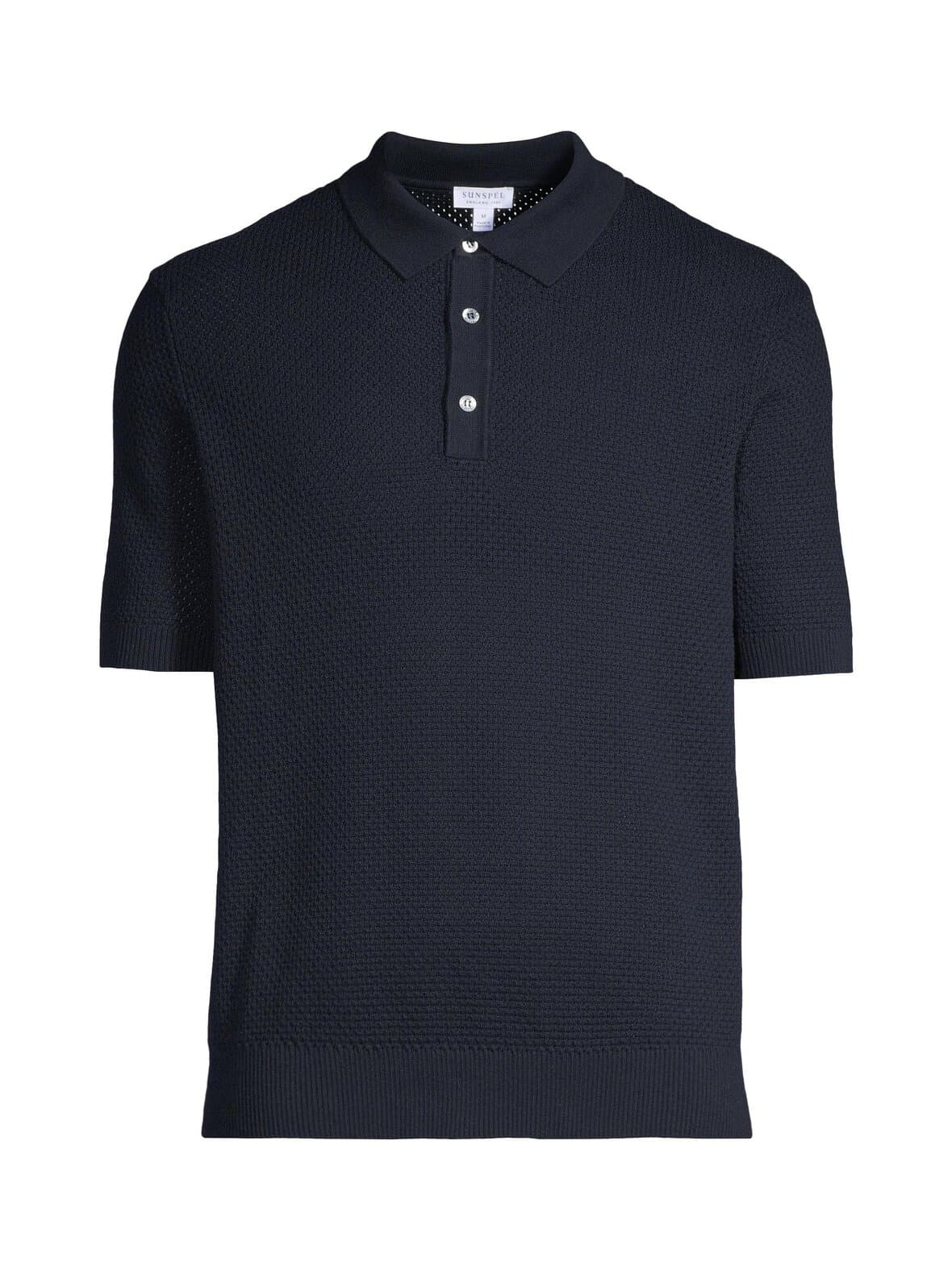 Cotton mesh - neulottu pikeepaita – Sunspel
