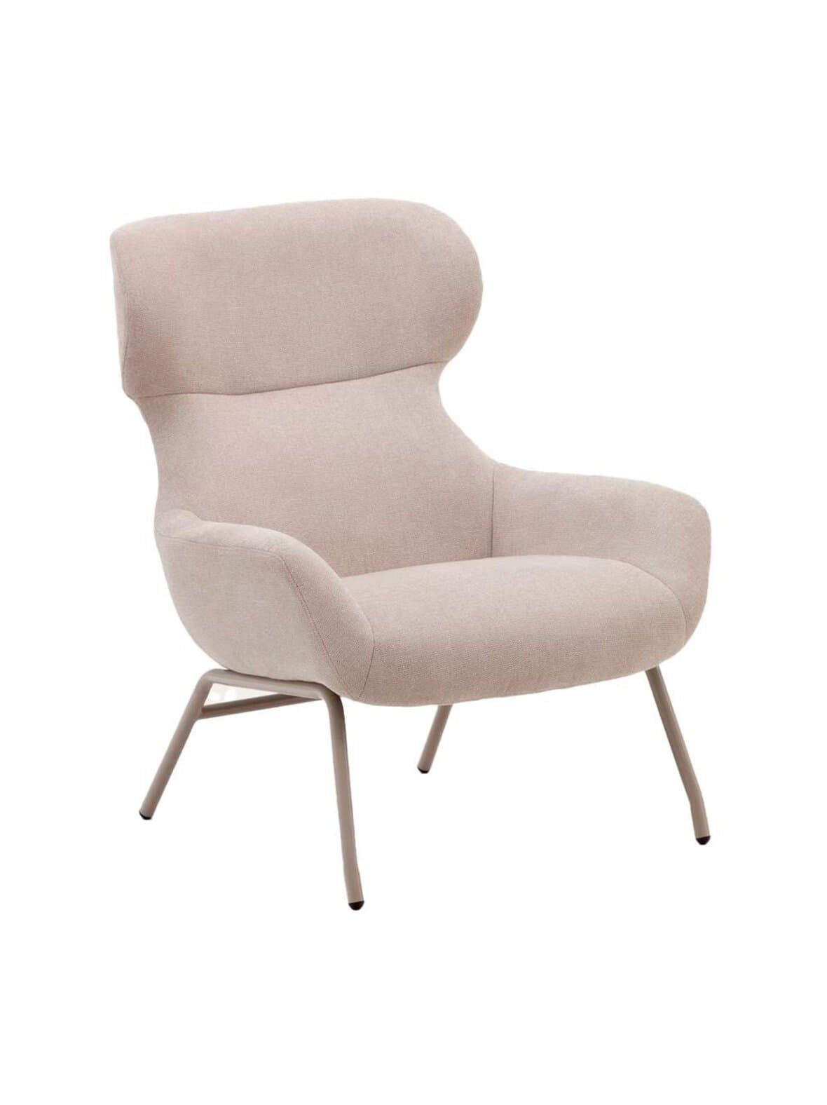 Belina-nojatuoli beige/vaaleanharmaa – Kave Home