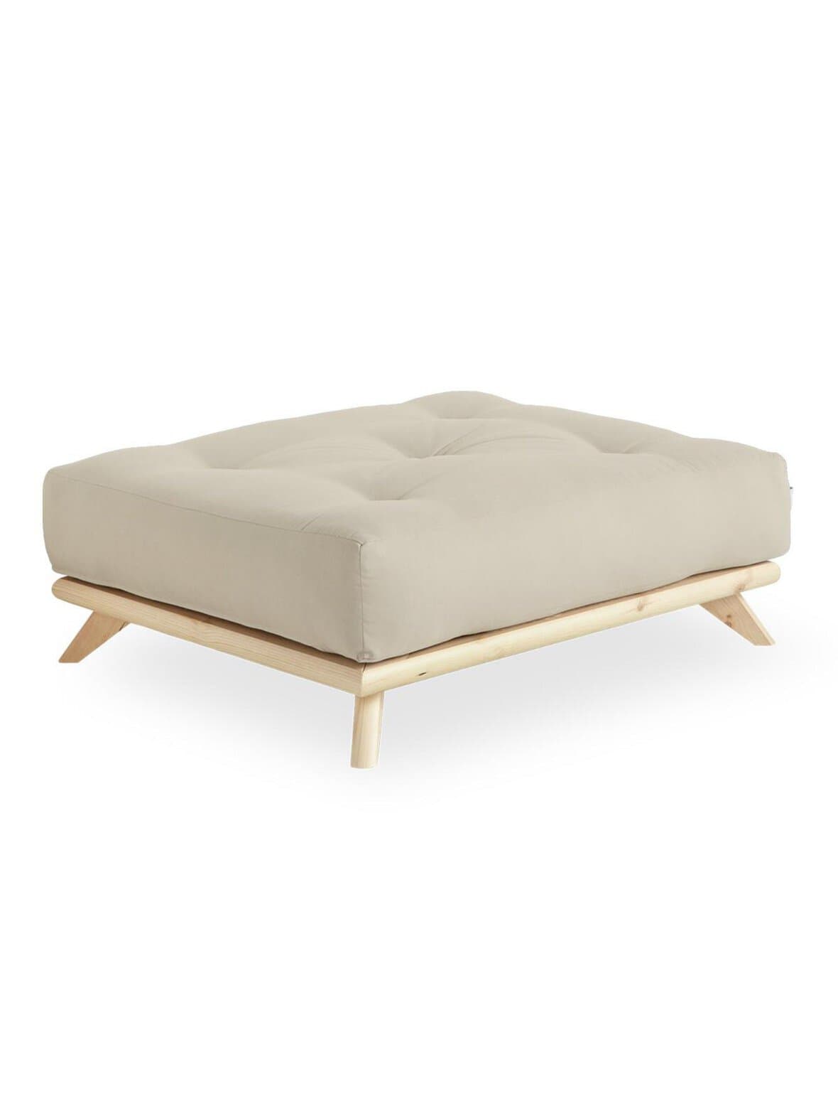 Senza-futonrahi beige/mänty – Karup