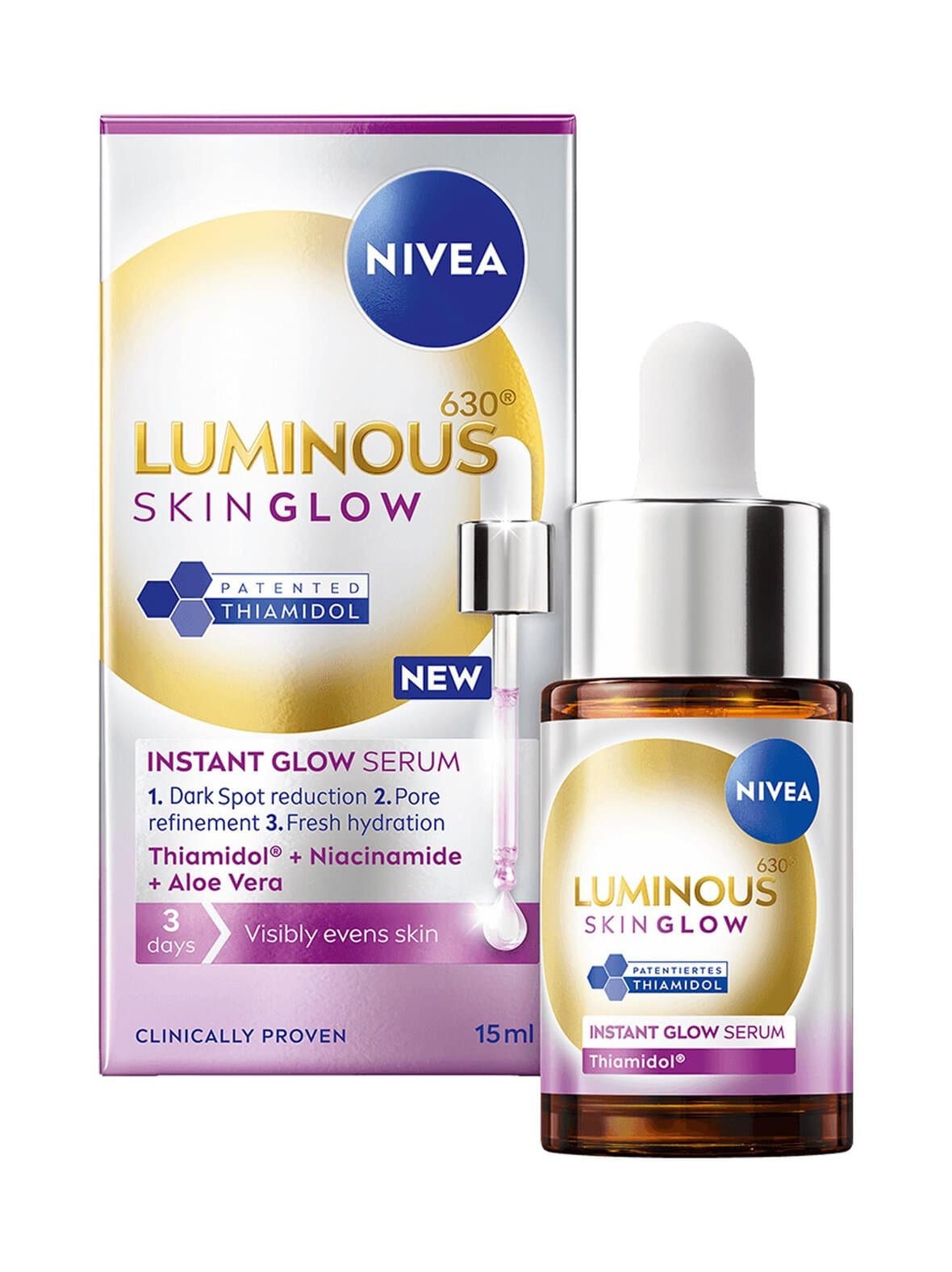 Skin glow instant glow serum -kasvoseerumi 15 ml – Nivea