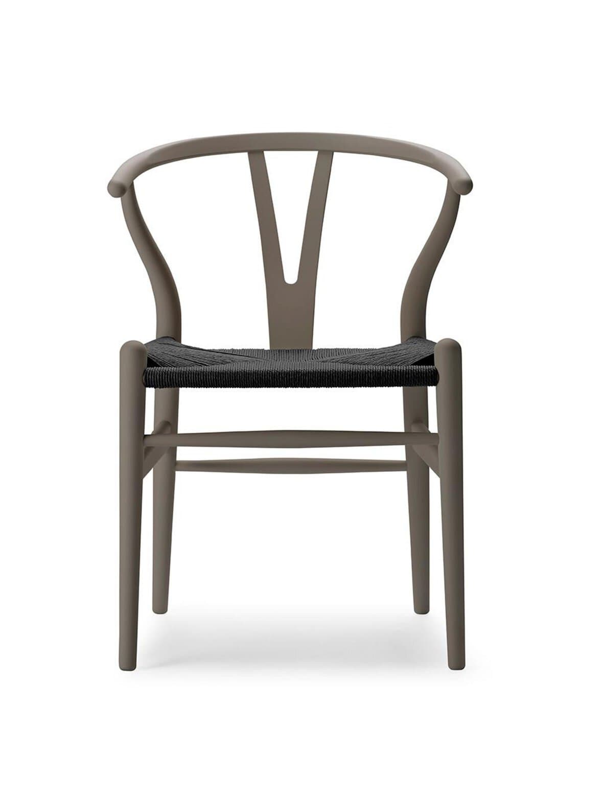 Ch24 wishbone -tuoli musta istuin soft slate – Carl Hansen & Son