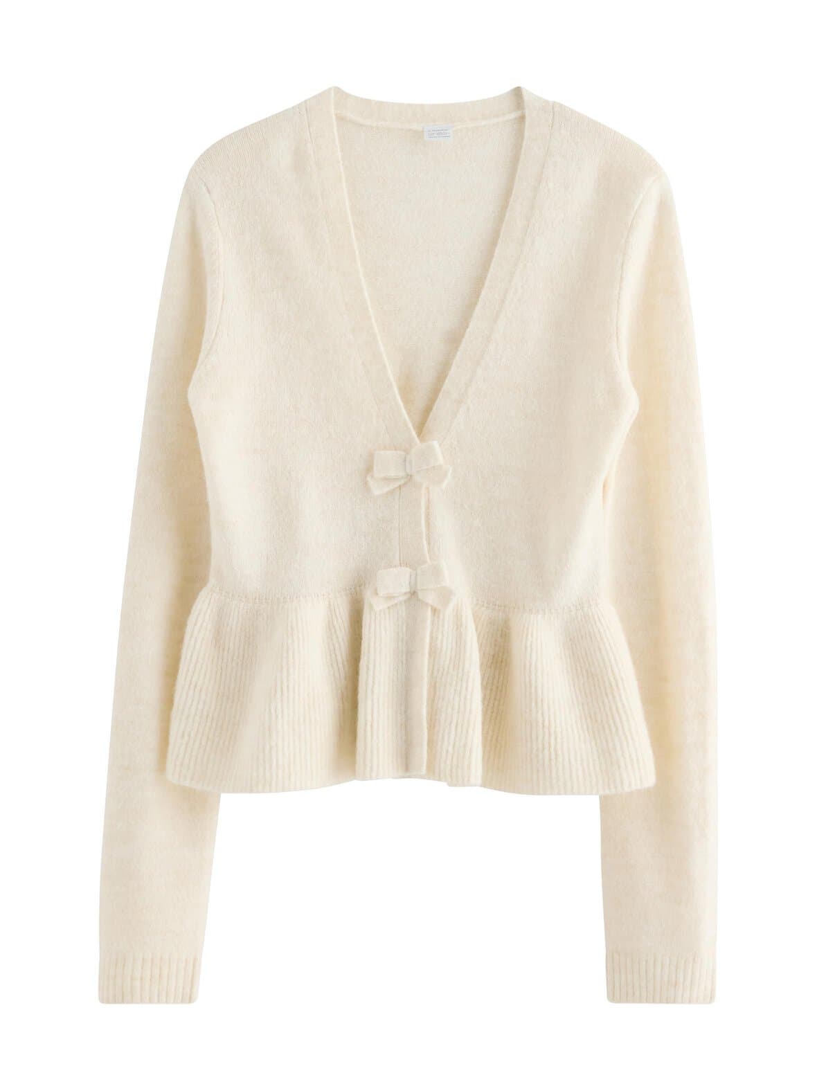 Peplum-neuletakki – Lindex