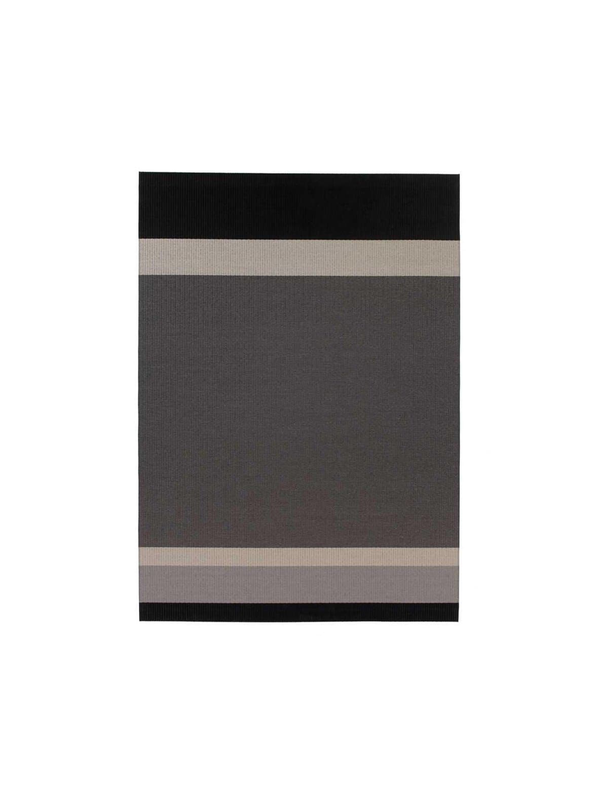 Panorama-matto black-light grey 170 x 240 cm – Woodnotes