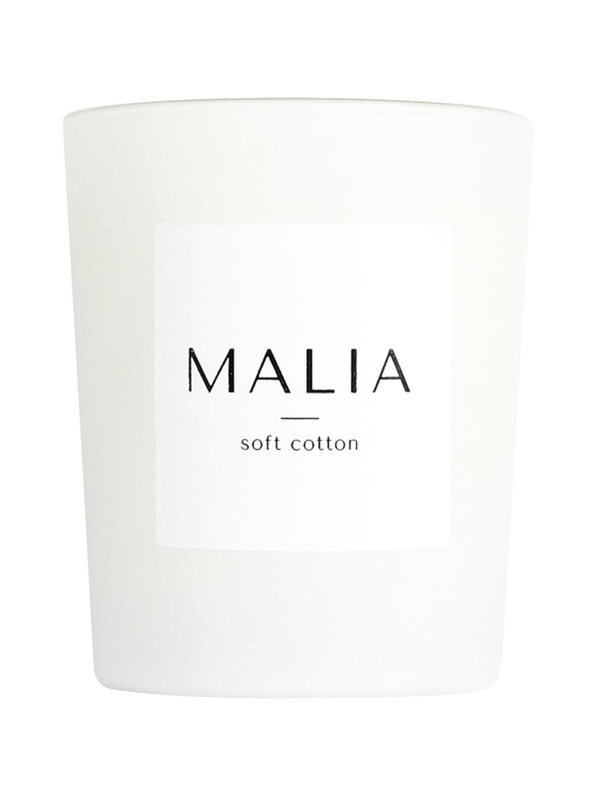 Soft cotton -tuoksukynttilä – Malia