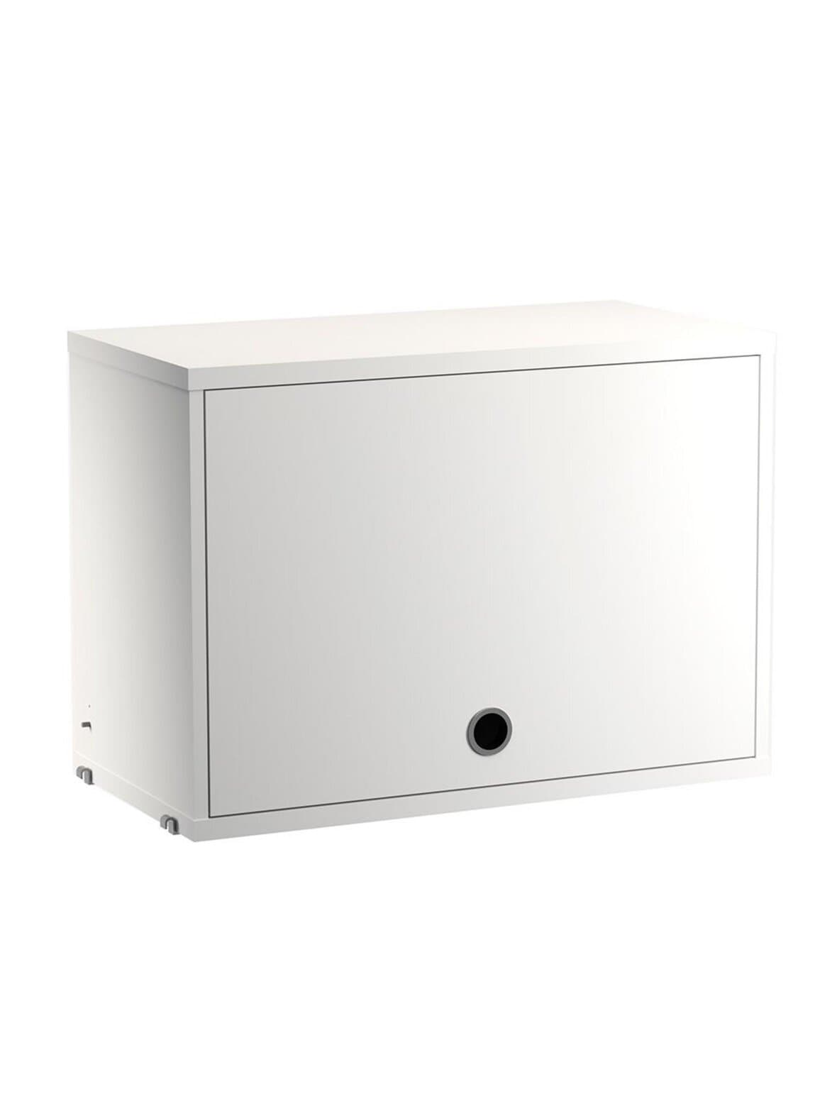 String-kaappi kippiovella valkoinen 58 x 30 cm – String Furniture