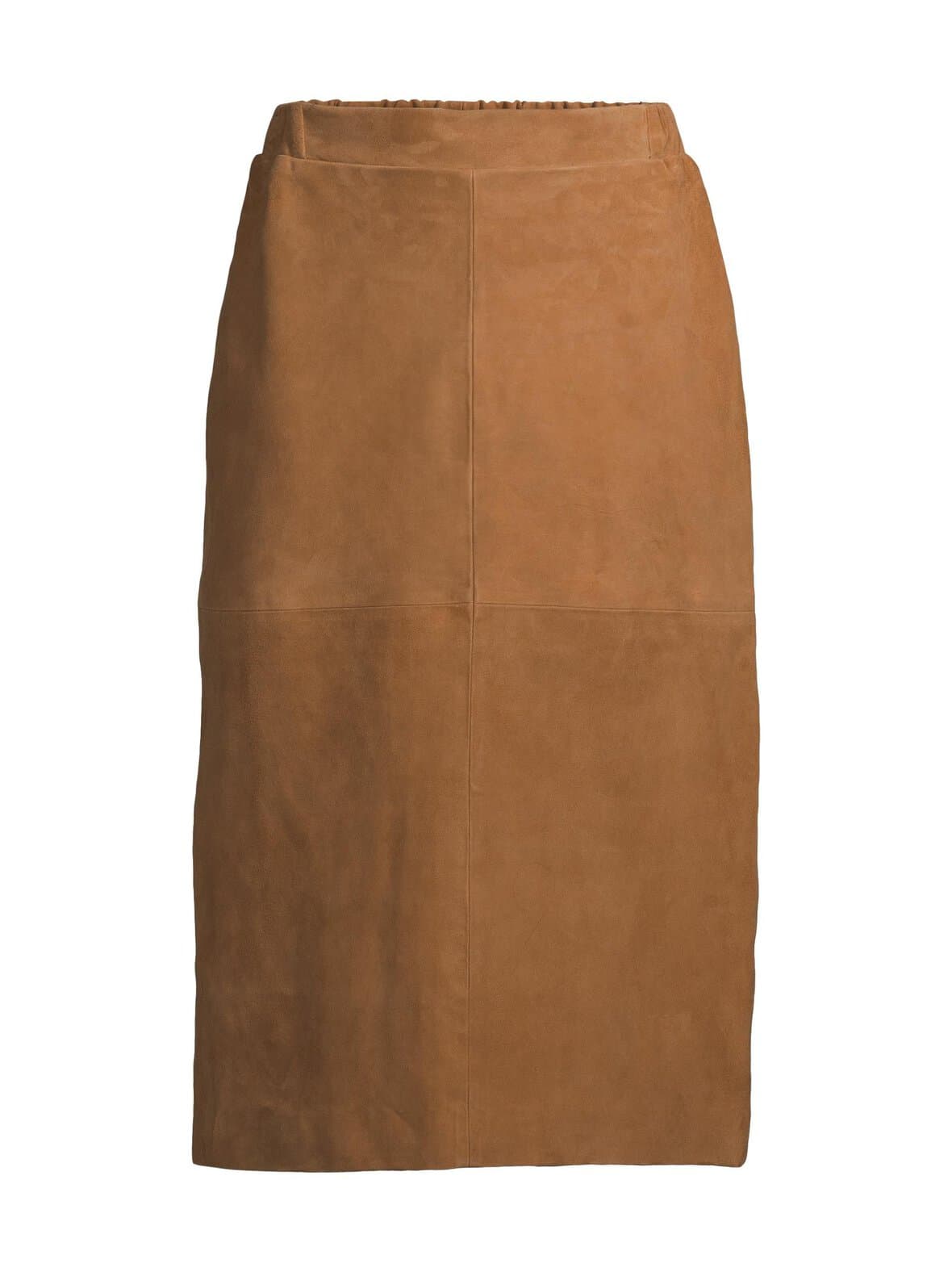 Midipituinen mokkanahkahame – rich & royal