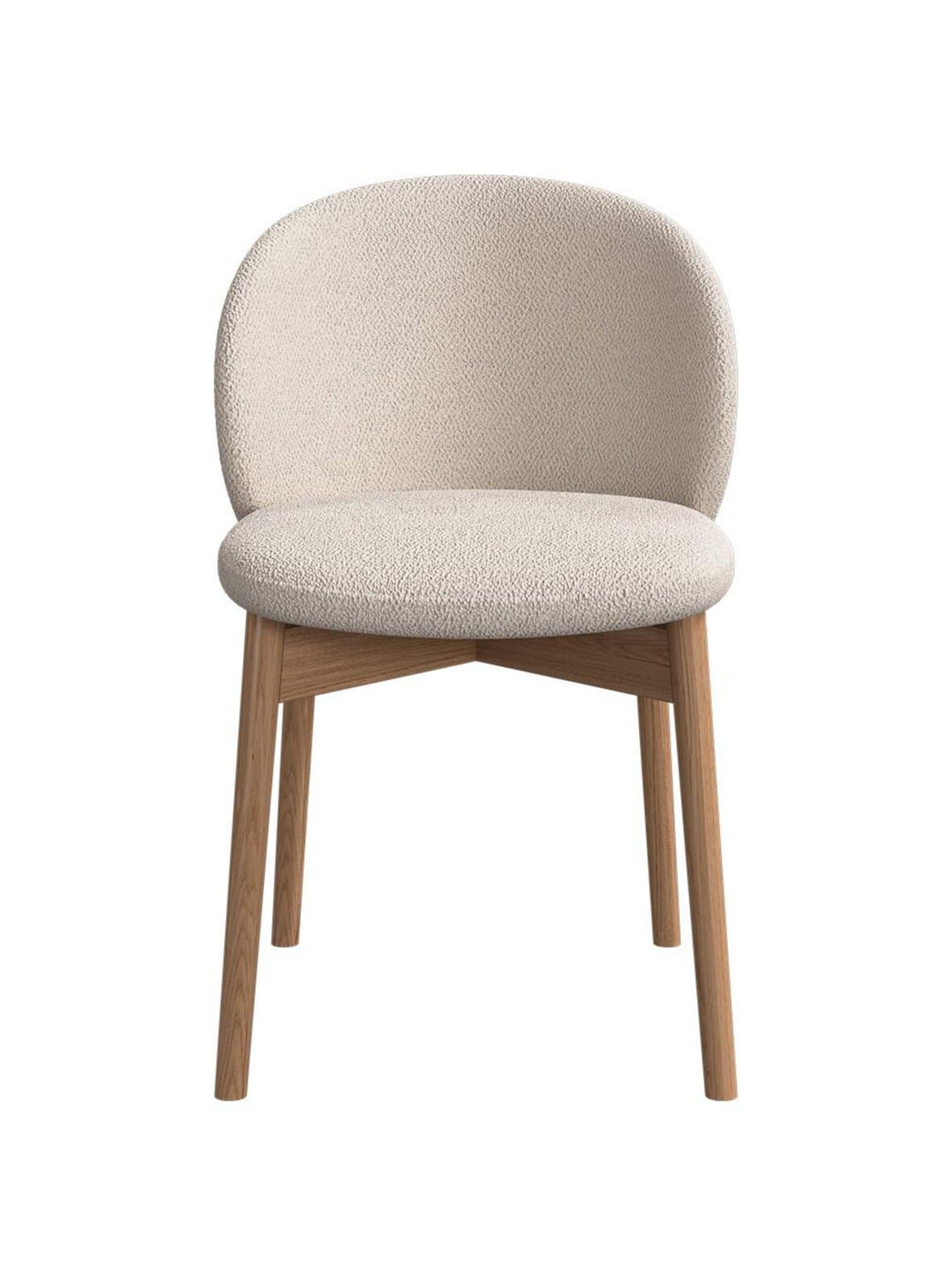 Princeton-tuoli lazio-kangas 3090 valkoinen / tammi – BoConcept