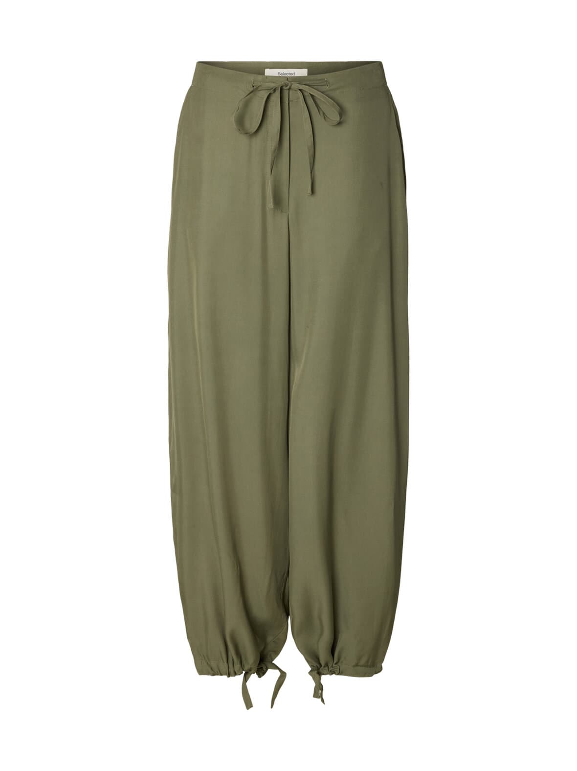 Slfbeatrice mid waist -leveälahkeiset housut – SELECTED
