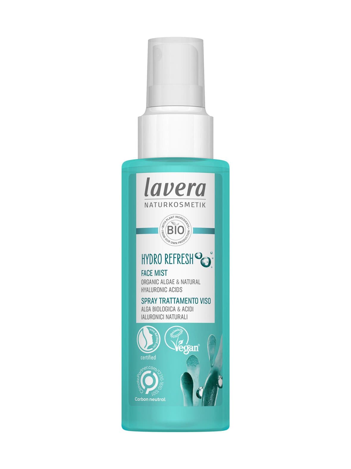 Hydro refresh face mist -kasvosuihke, 100ml – Lavera