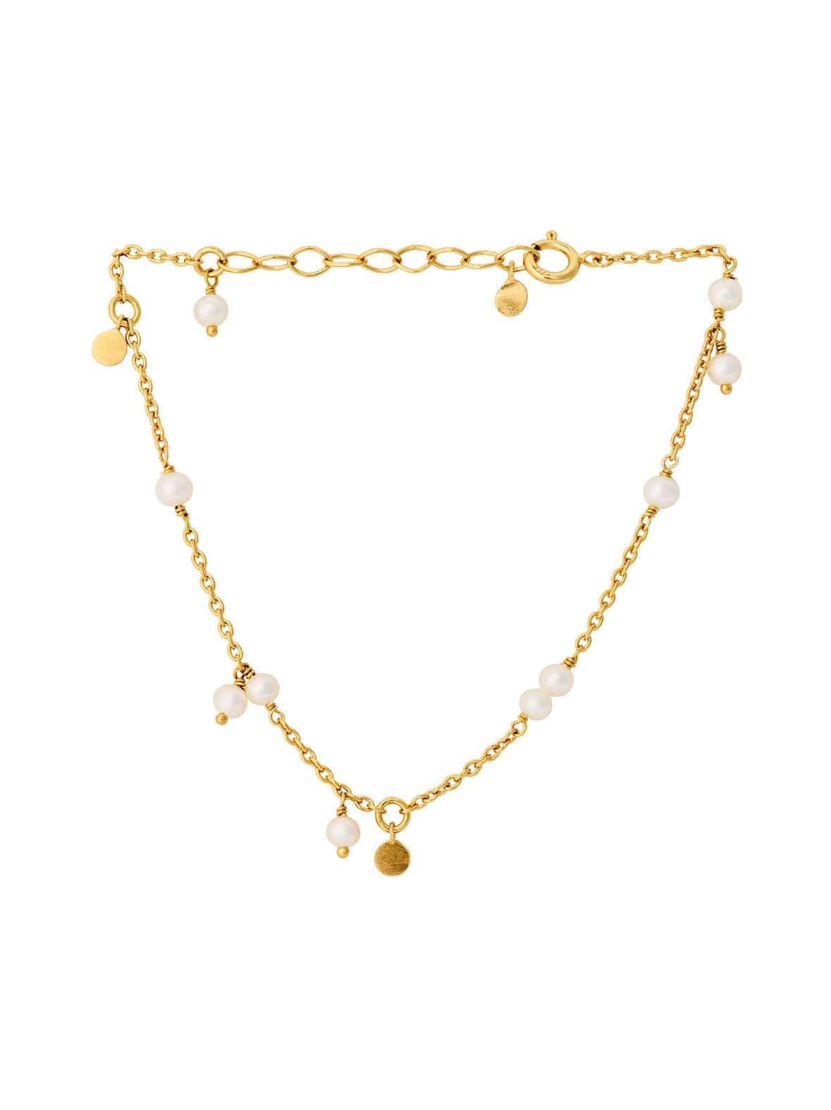 Ocean pearl bracelet adj 16-19cm pernille corydon – Pernille Corydon