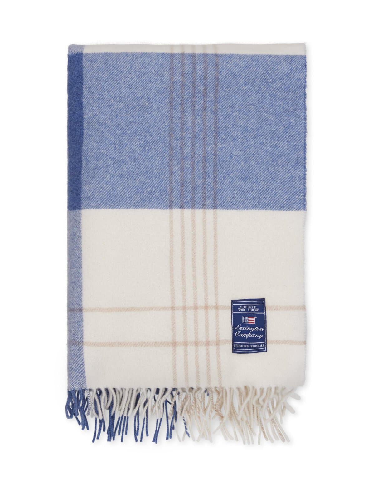 Checked wool -huopa 130 x 170 cm – Lexington