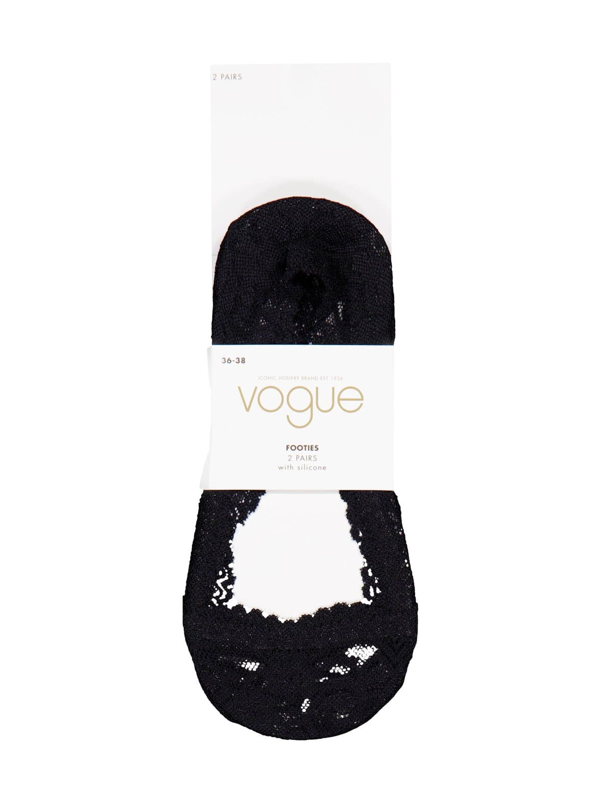 Lace ballerina - varrettomat pitsisukat 2-pack – Vogue
