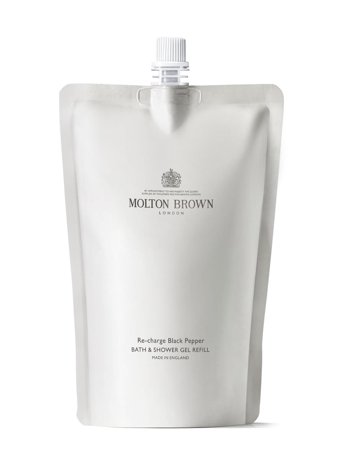 Re-charge black pepper bath & shower gel -suihkugeeli, täyttöpakkaus 400 ml – Molton Brown