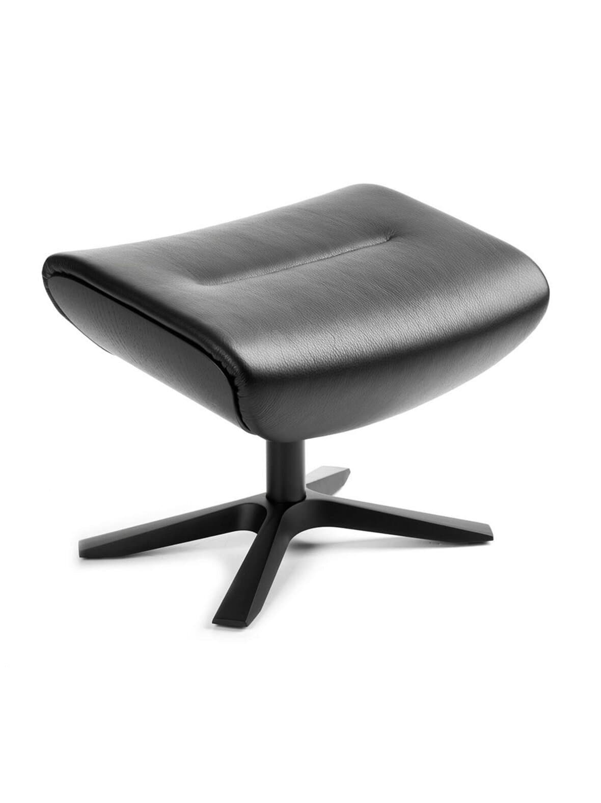 Afterwork-rahi korkea jalka sorrento-nahka musta / musta tammi – Conform