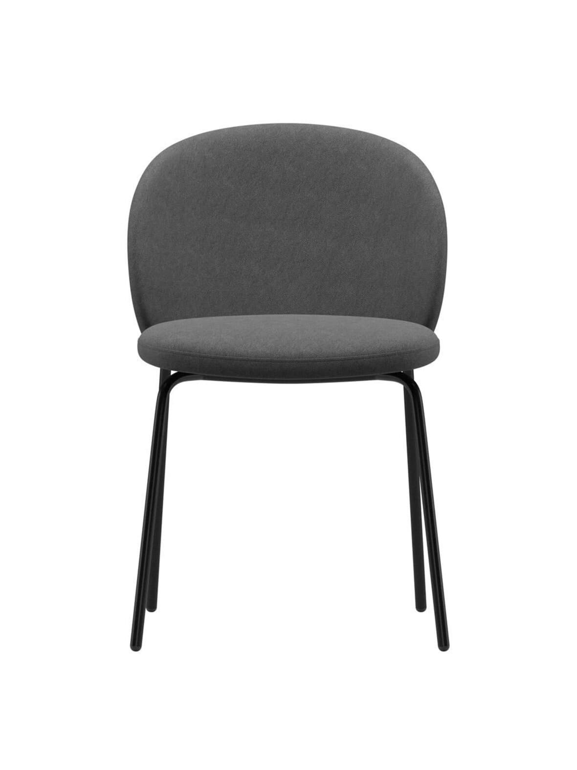 Princeton-tuoli orlando-kangas 3081 tummanharmaa k 76 cm – BoConcept