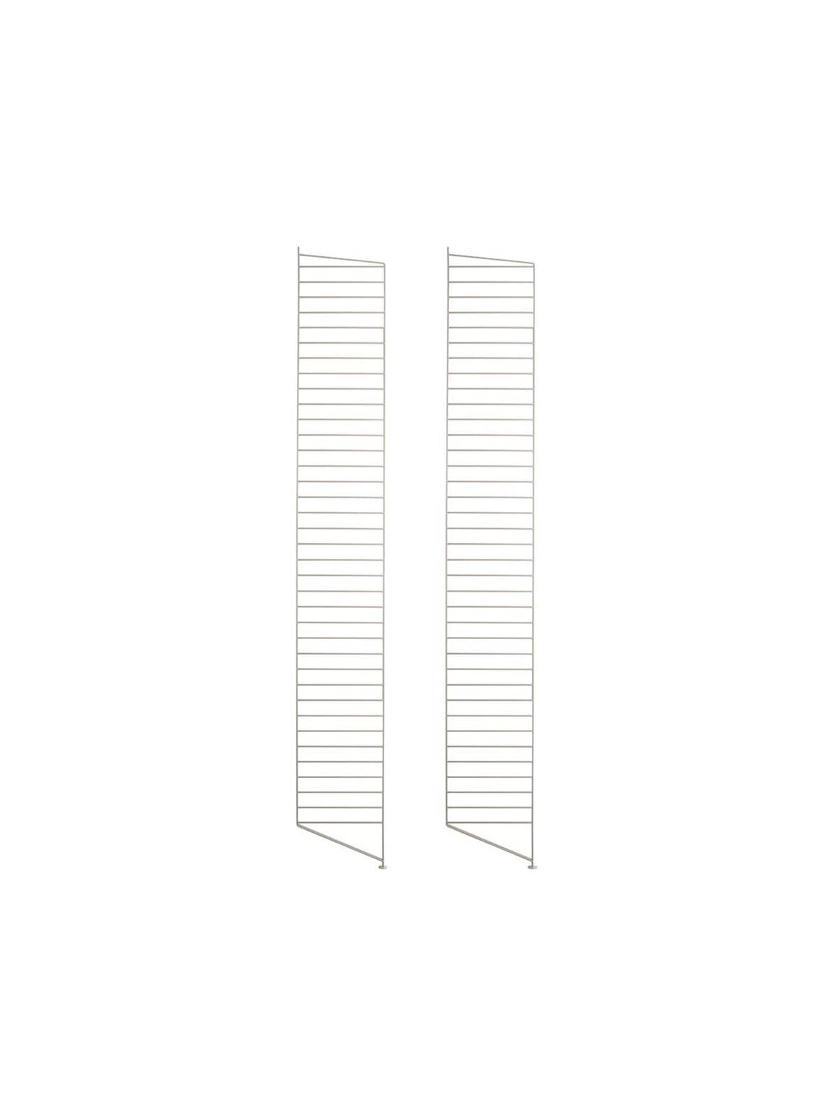 String system -lattiasivupaneelit 2 kpl beige 200 x 30 cm – String Furniture