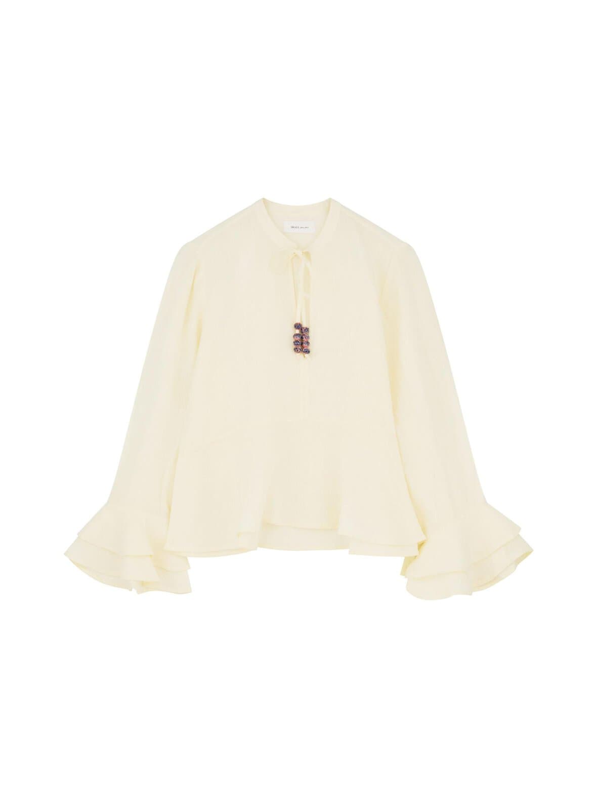 Frigga flounce -paita – Skall Studio