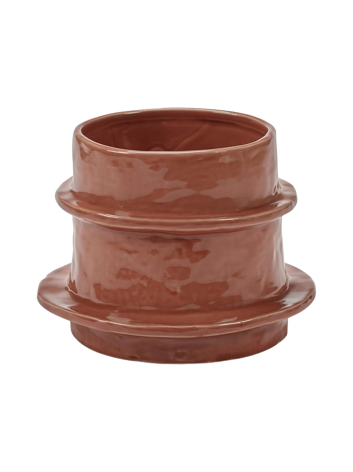 Flower pot 04 orange molly-ruukku – Serax