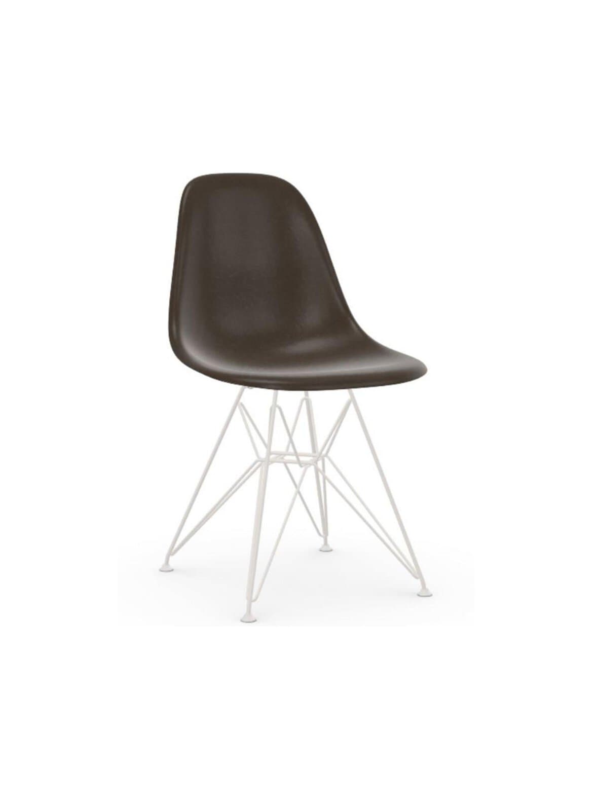 Eames dsr fiberglass -tuoli elephant grey/valkoinen – Vitra