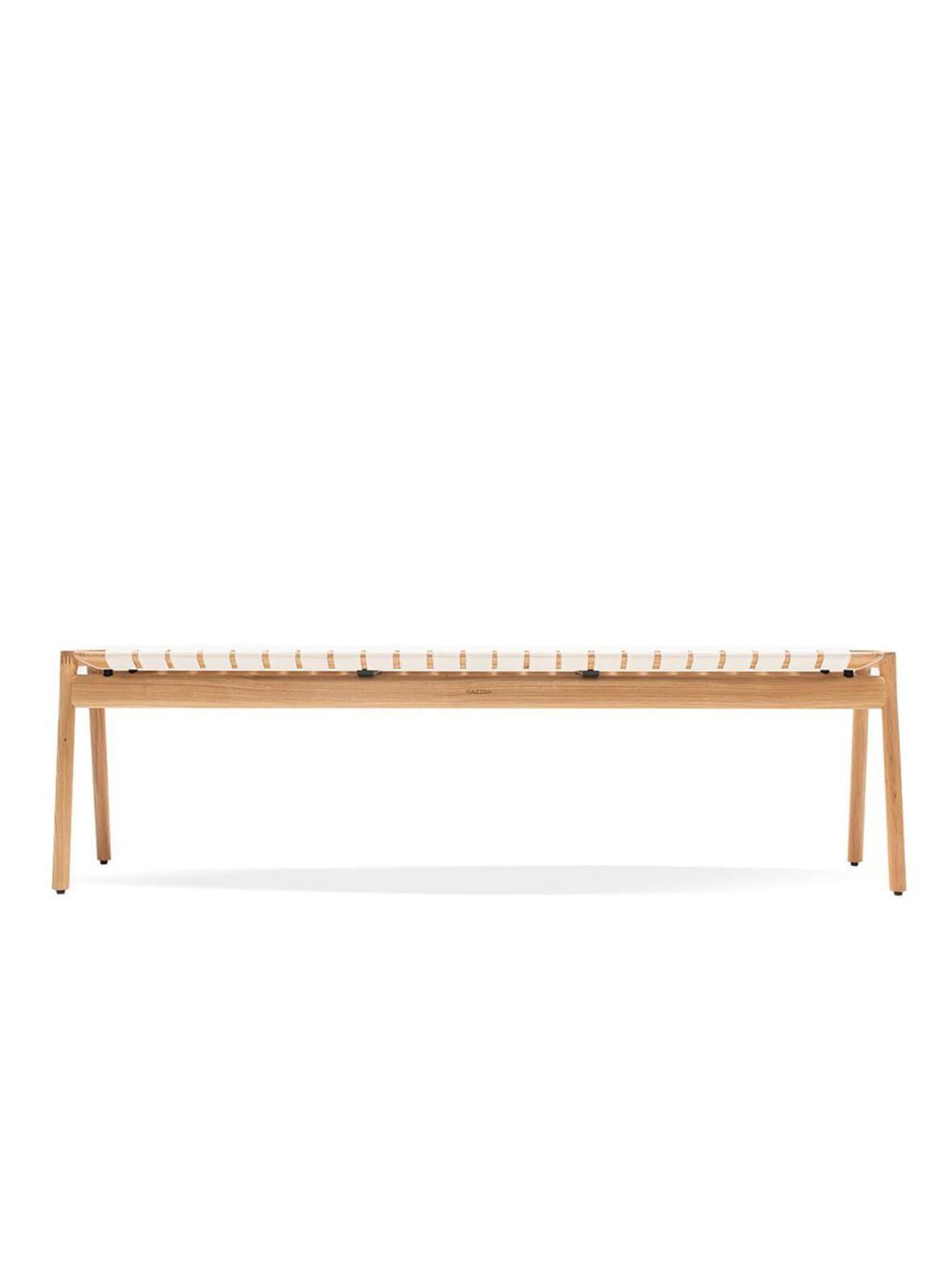 Klupa-penkki valkoöljytty tammi/valkoinen l 160 cm – Gazzda