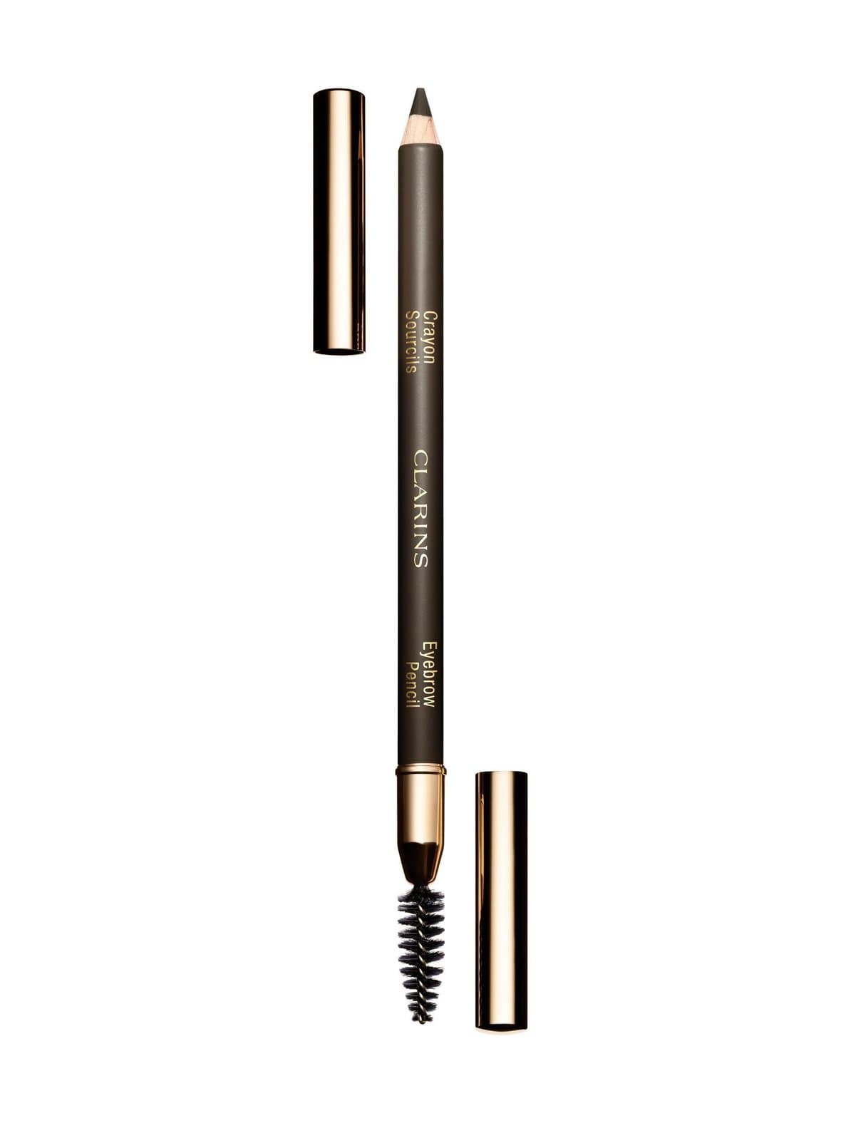 Eyebrow pencil -kulmakynä, 01 dark brown – Clarins
