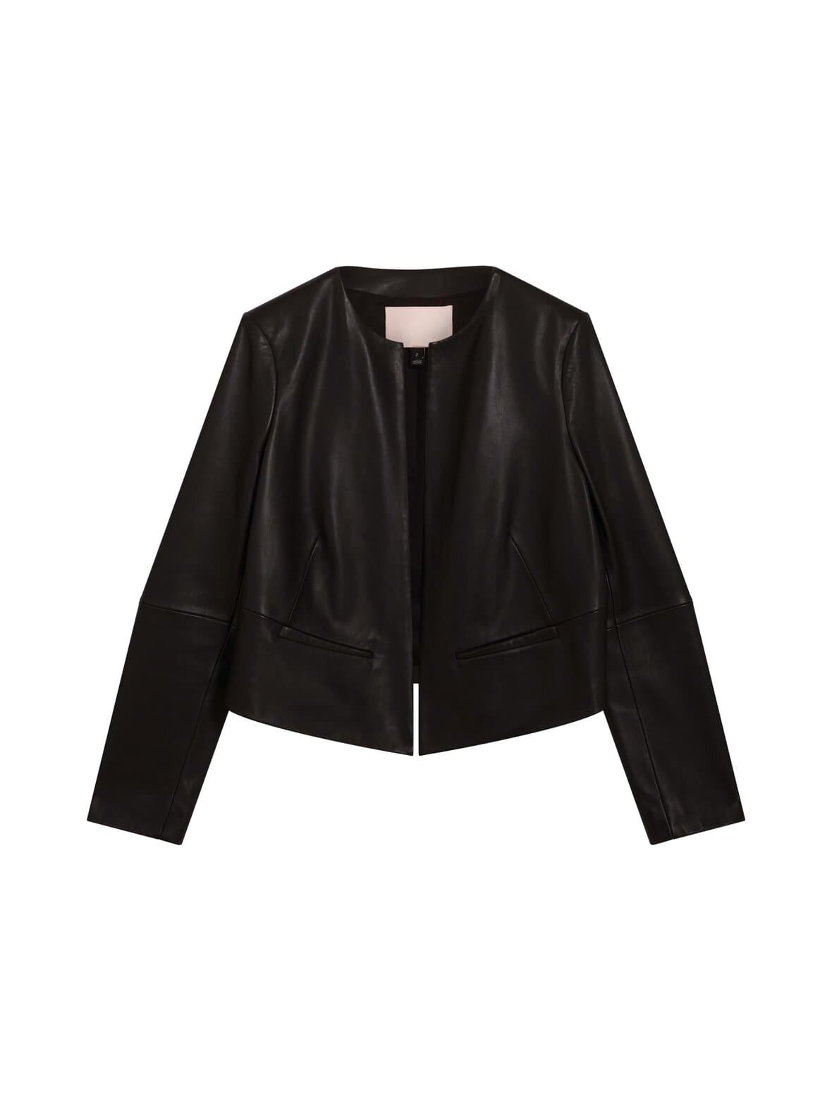 Quentia cropped -nahkatakki – Ted Baker