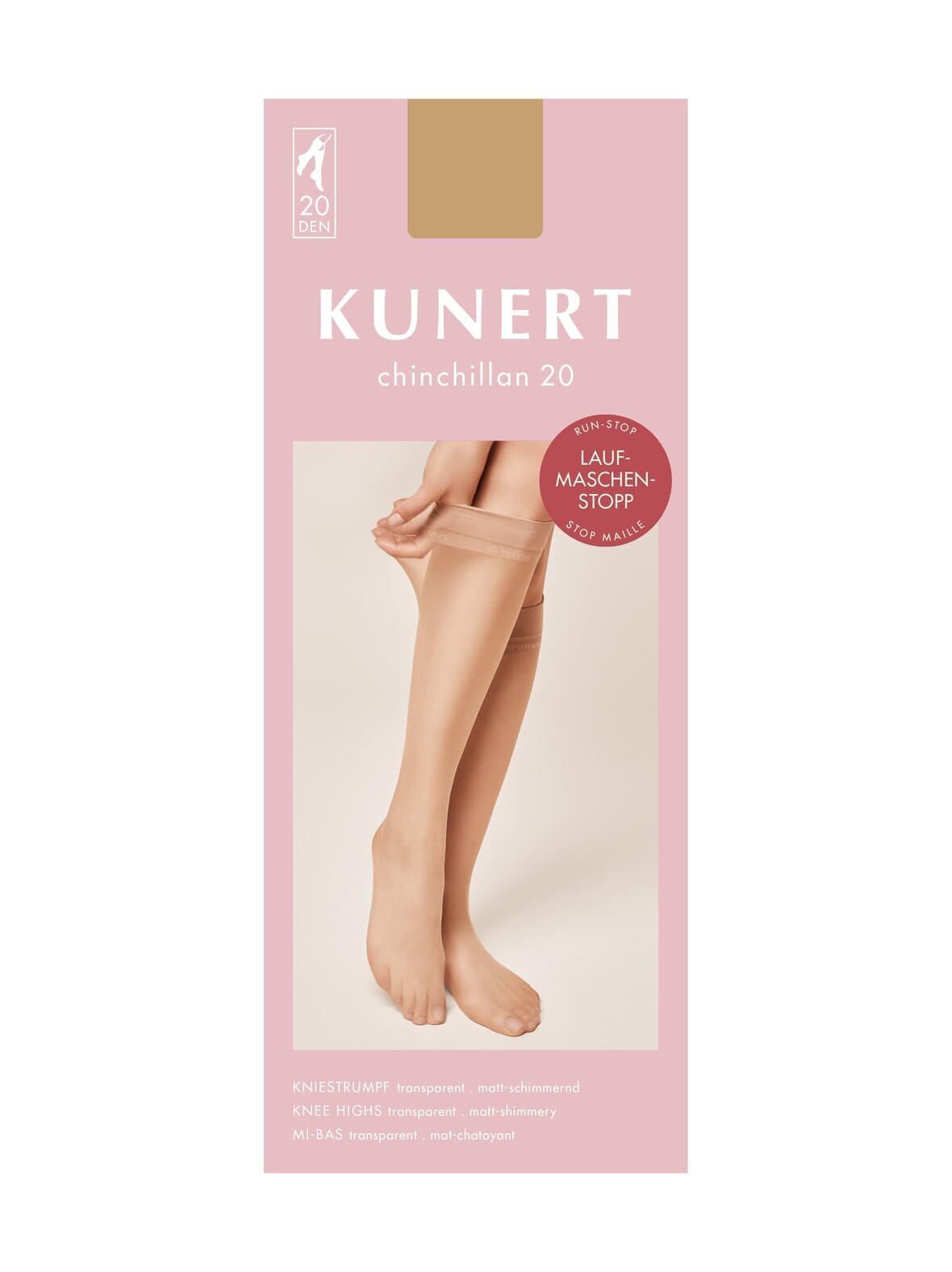 Chinchillan 20 den -polvisukat – Kunert