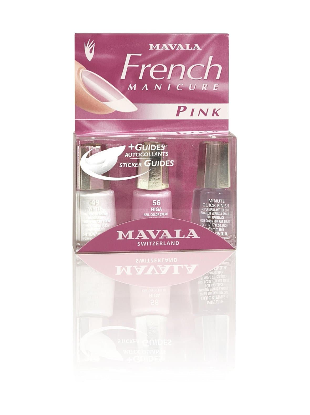 French manicure pink -tuotepakkaus – Mavala
