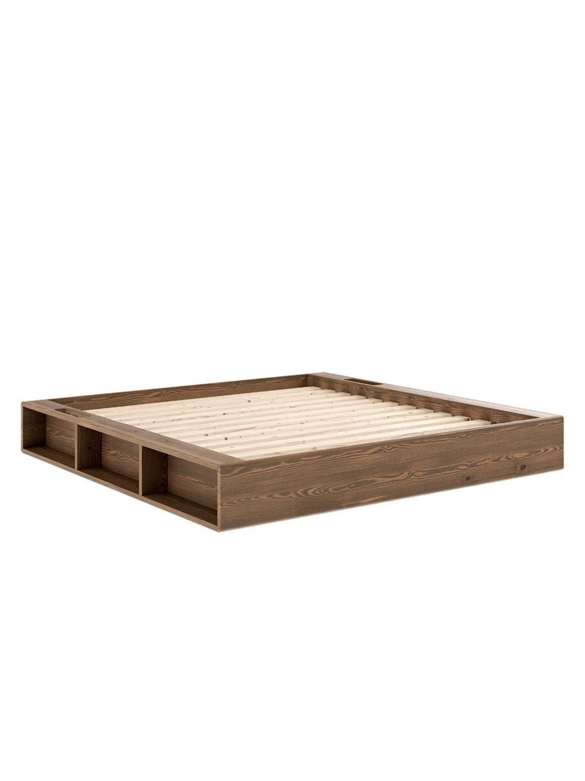 Ziggy-sänkyrunko carob brown 180 x 200 cm – Karup