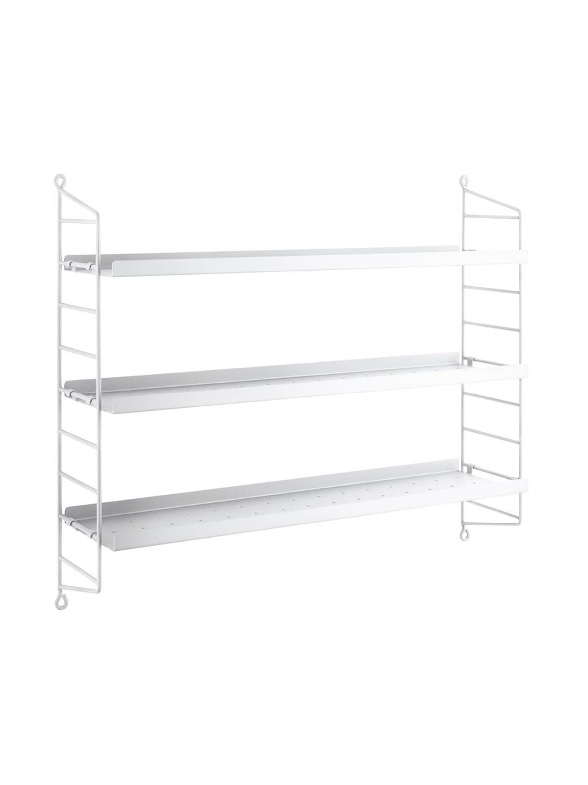 String pocket metal -hylly valkoinen – String Furniture