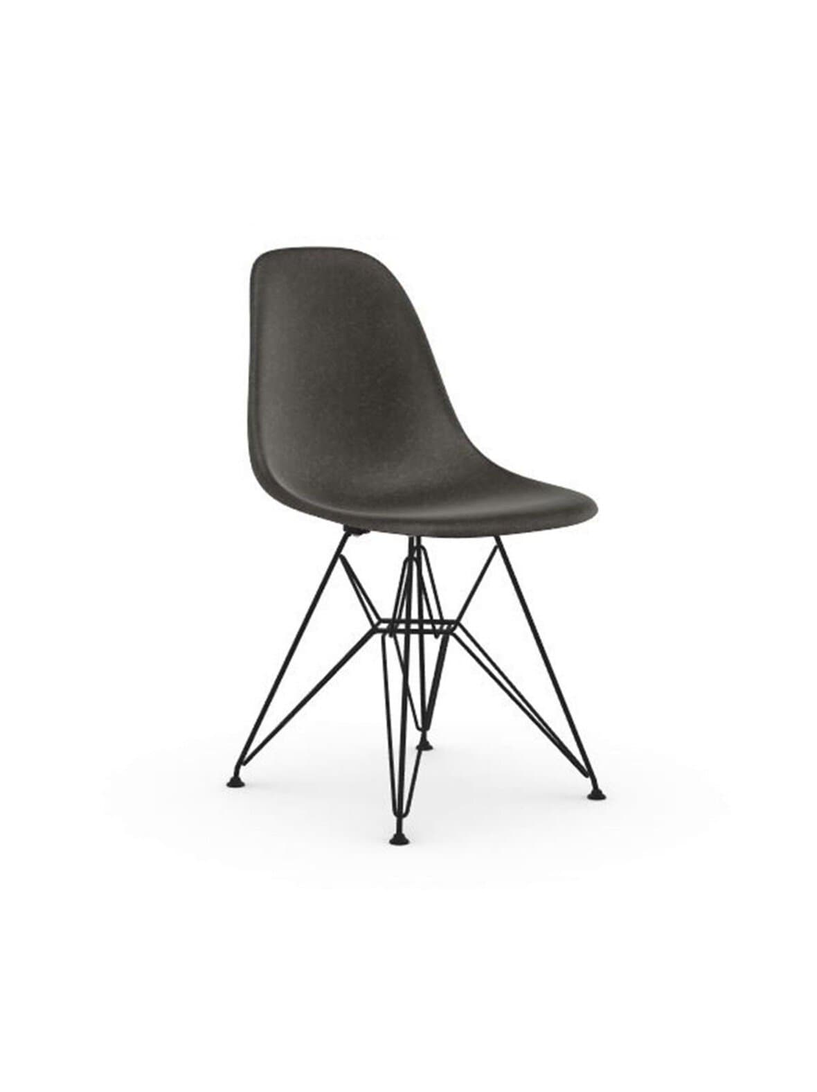 Eames dsr fiberglass -tuoli elephant grey/musta – Vitra