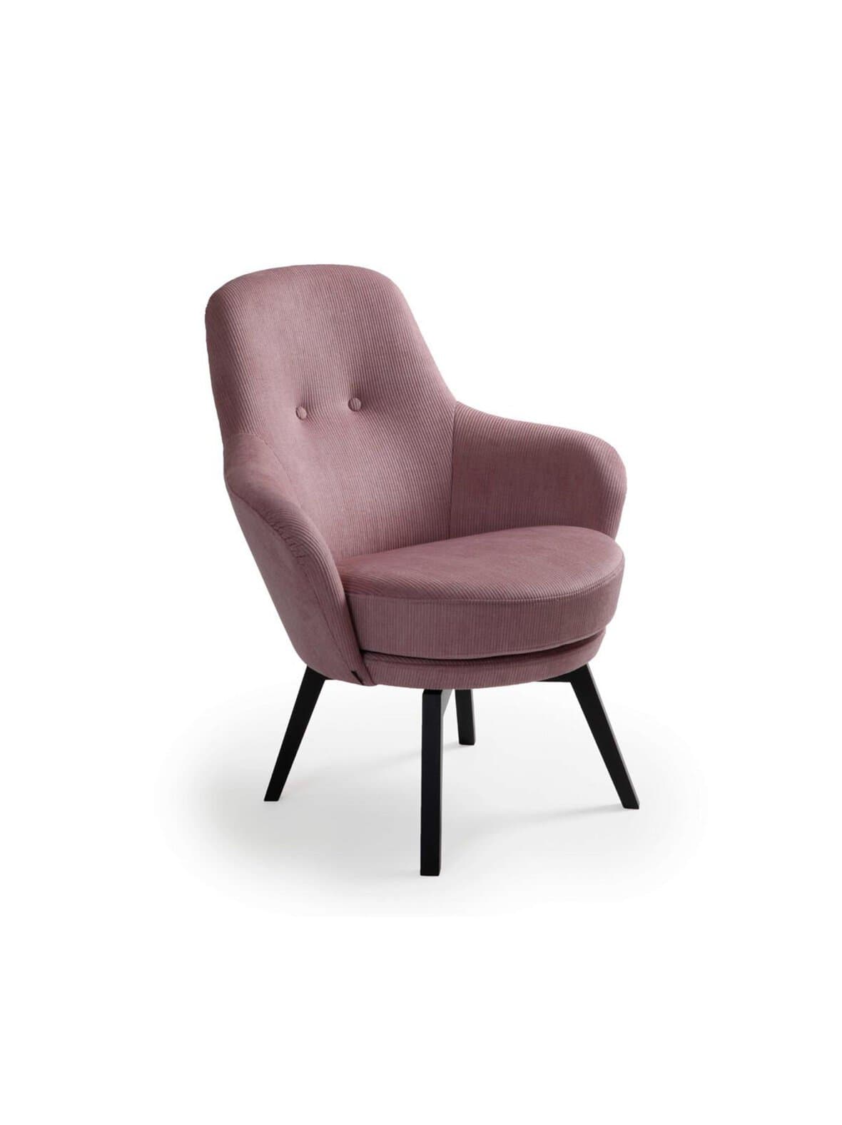 Gaga-nojatuoli hombre-kangas light pink – Conform