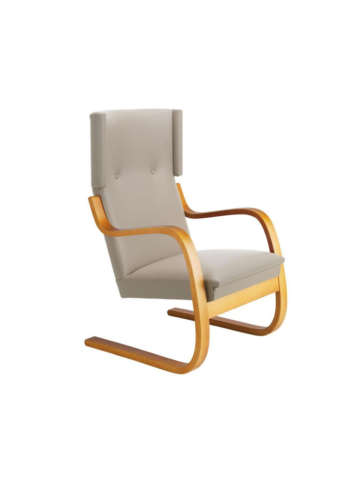 Nojatuoli 401 hunaja/prestige-nahka beige – Artek
