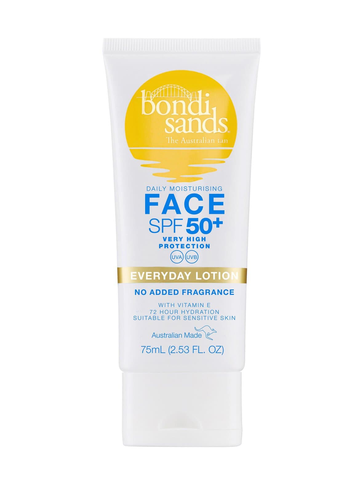 Everyday face lotion spf 50+ -aurinkovoide – Bondi Sands