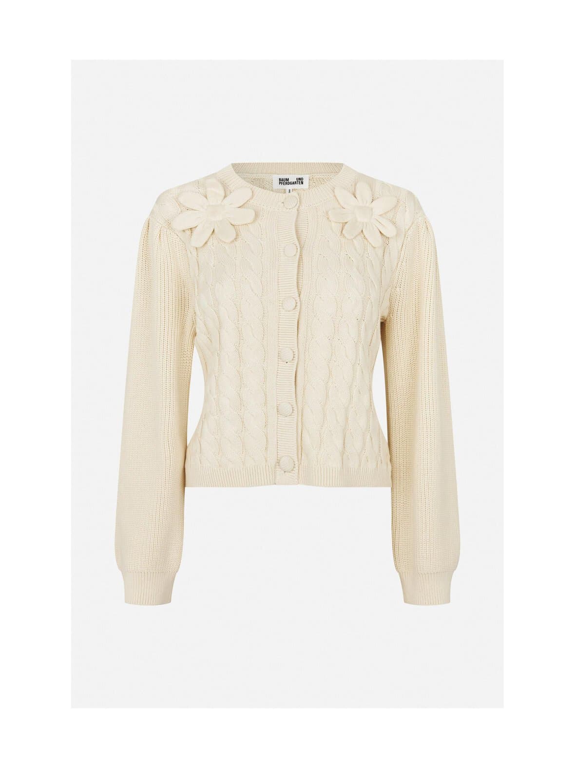 Cattia-neuletakki – Baum und Pferdgarten