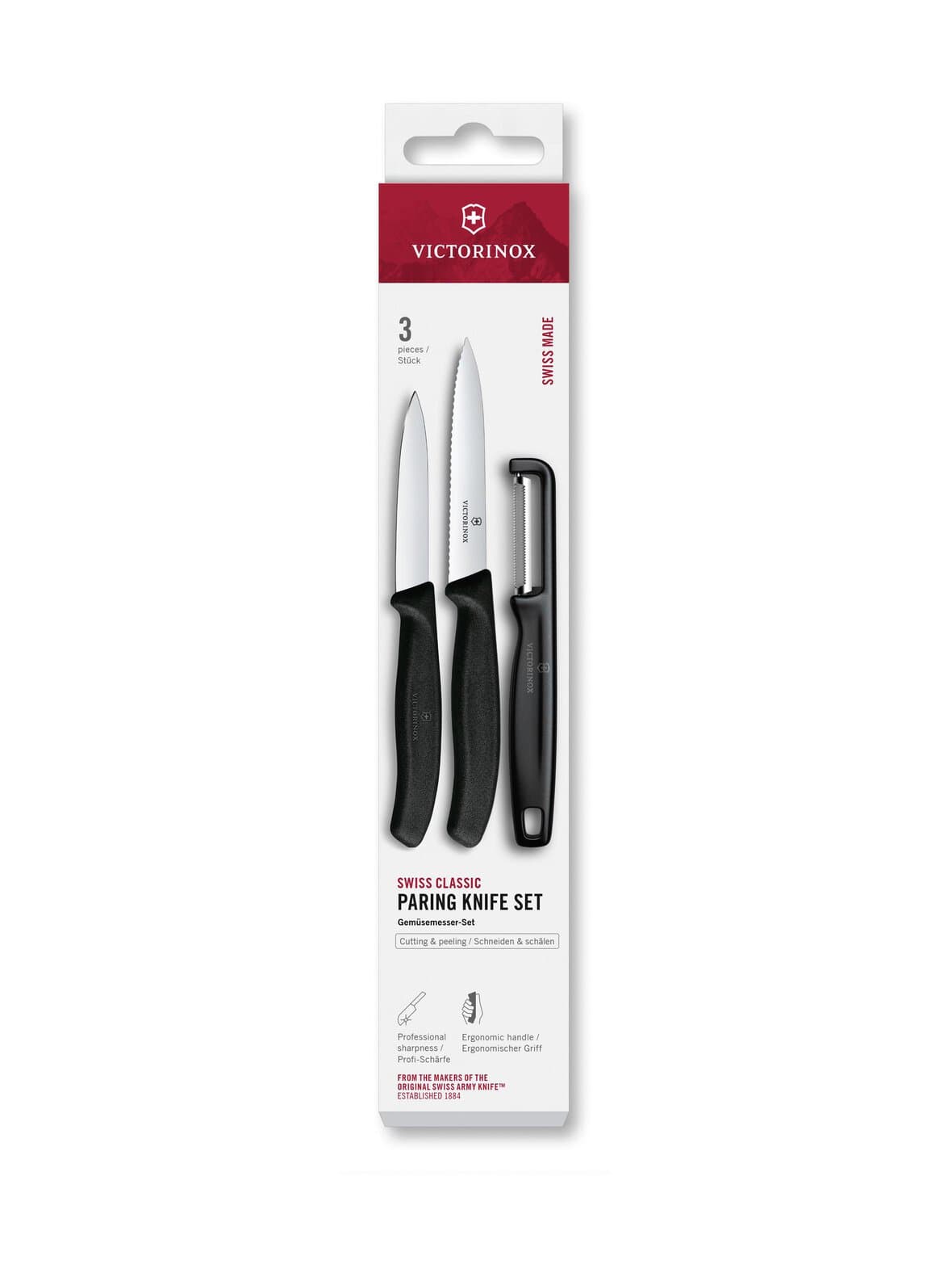 Paring knife set -kuorimaveitsisetti 3 kpl – Victorinox