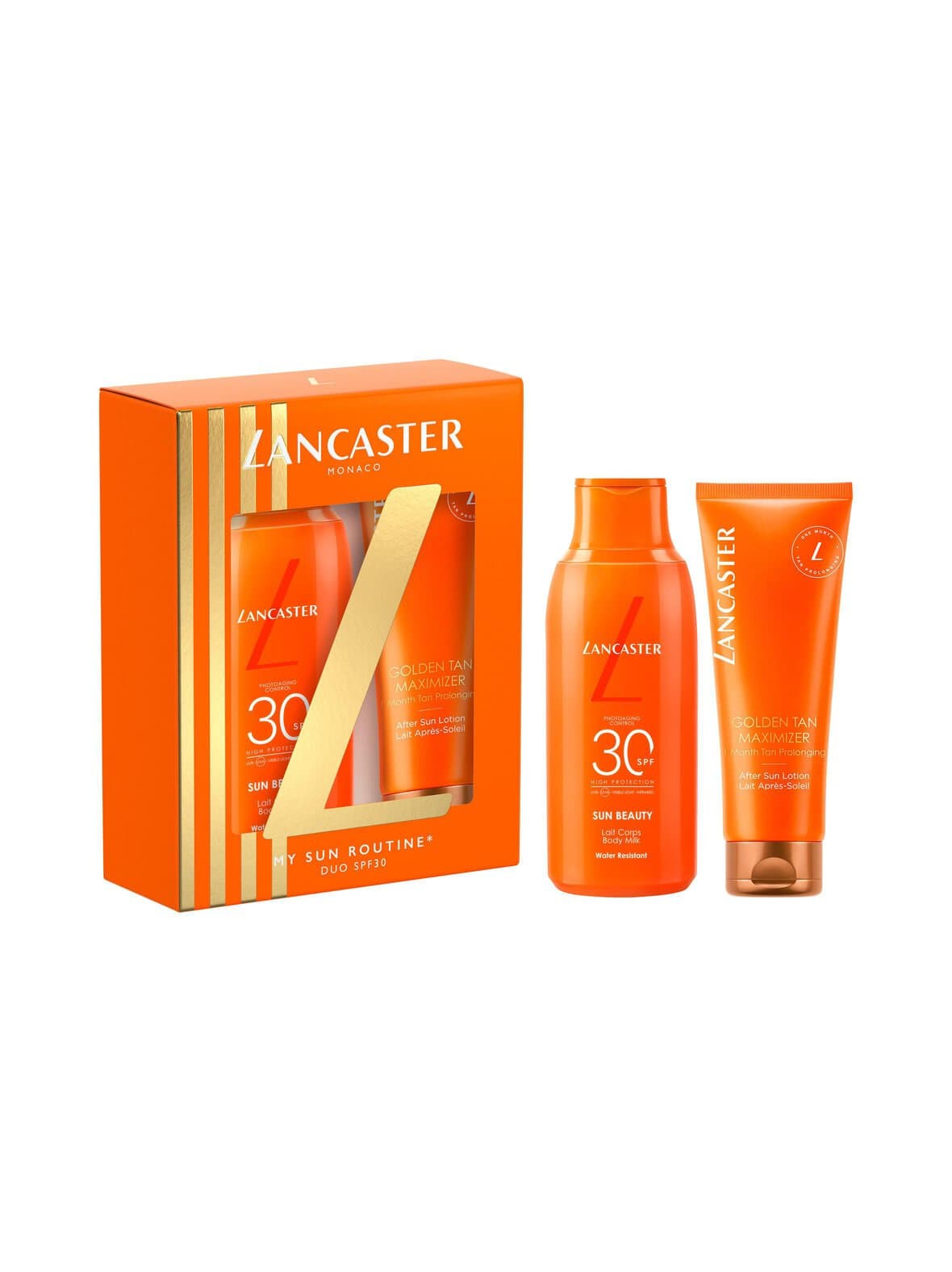 Sun beauty body milk spf30 -ihonhoitopakkaus – Lancaster