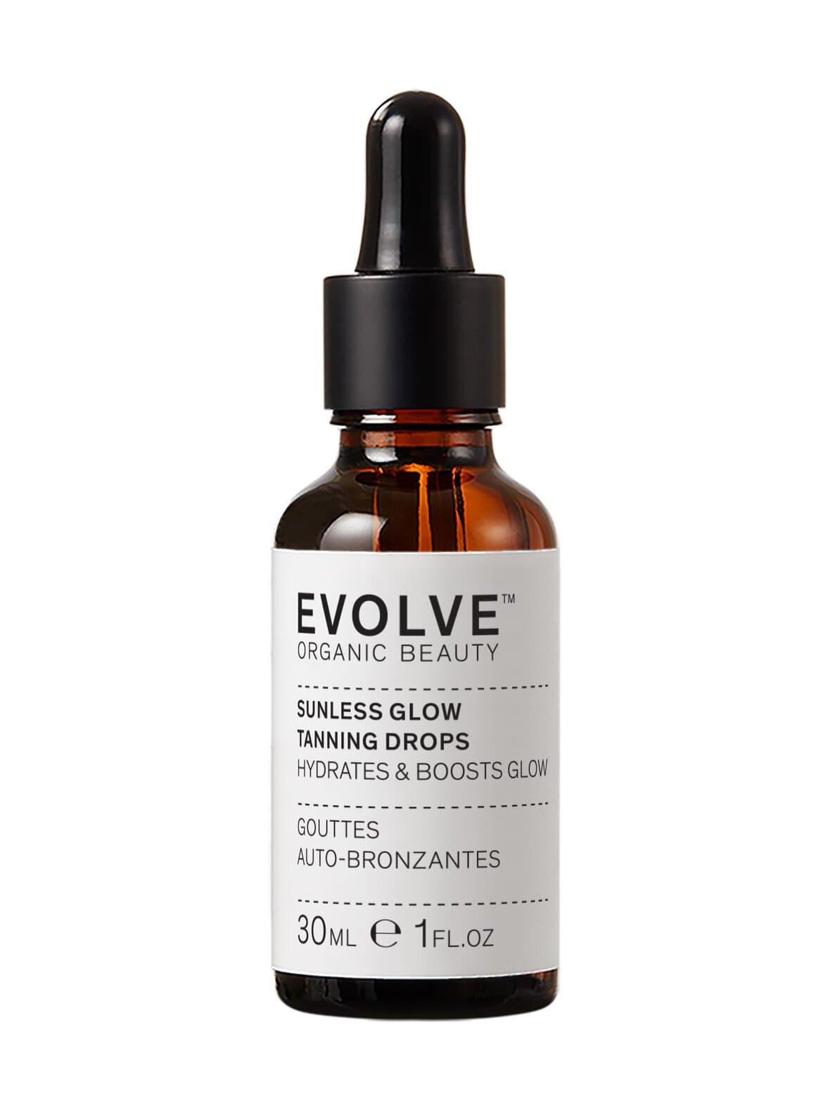 Sunless glow tanning drops -itseruskettavat tipat – Evolve Organic Beauty