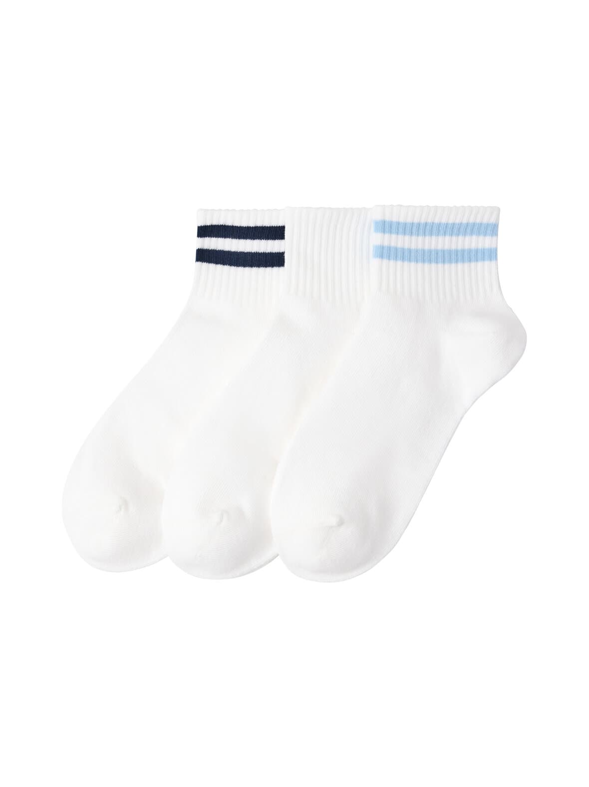 Korkeat nilkkasukat 3-pack – Lindex
