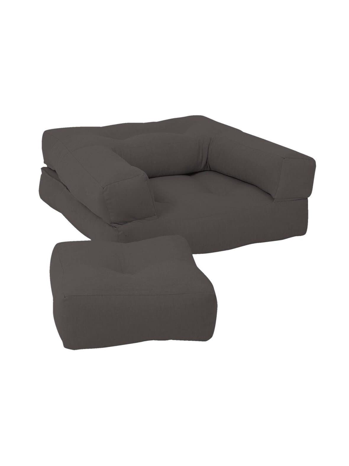 Mini cube -nojatuoli dark grey – Karup