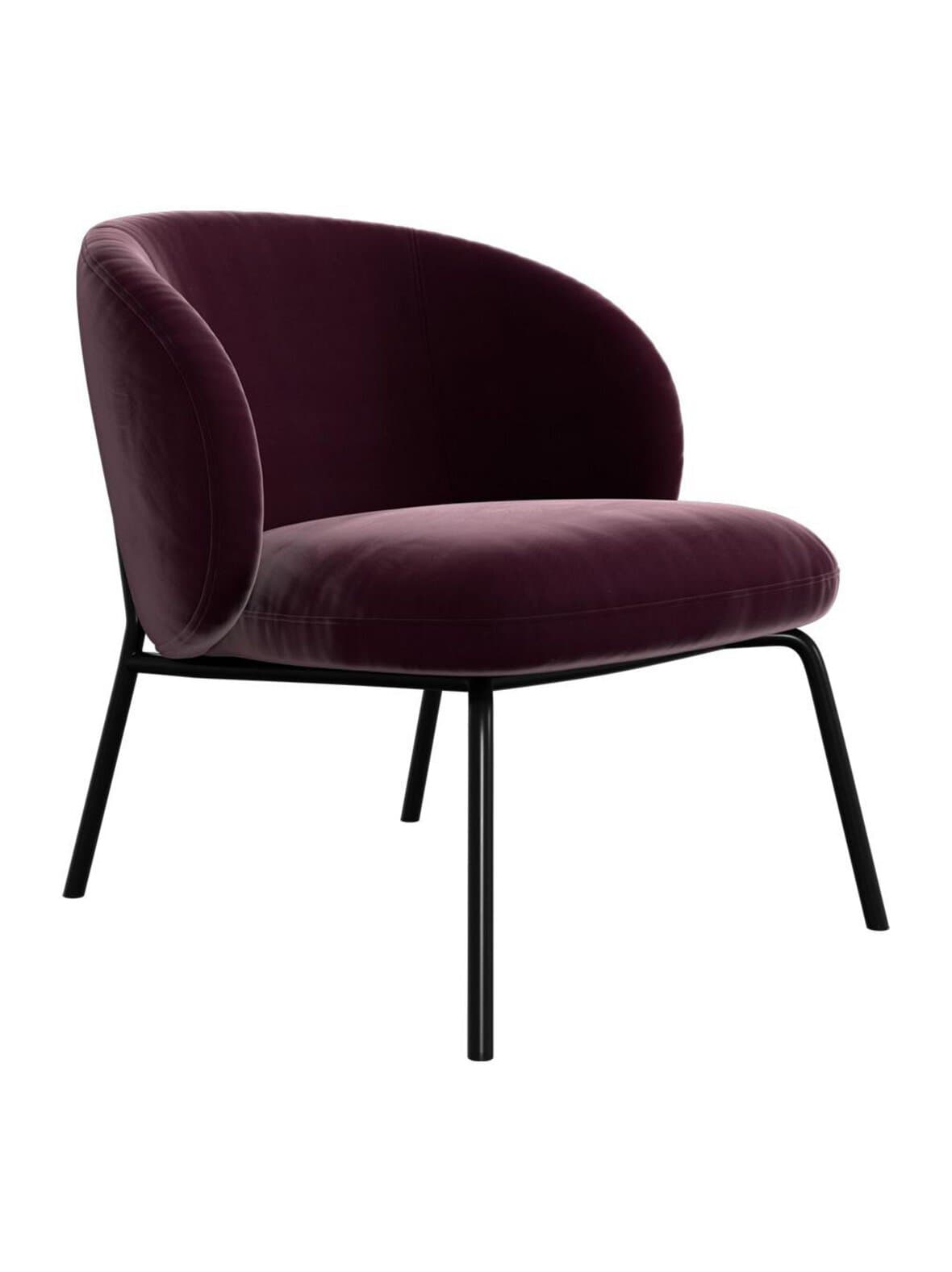 Princeton lounge -tuoli bologna-kangas 3258 kirsikanpunainen – BoConcept
