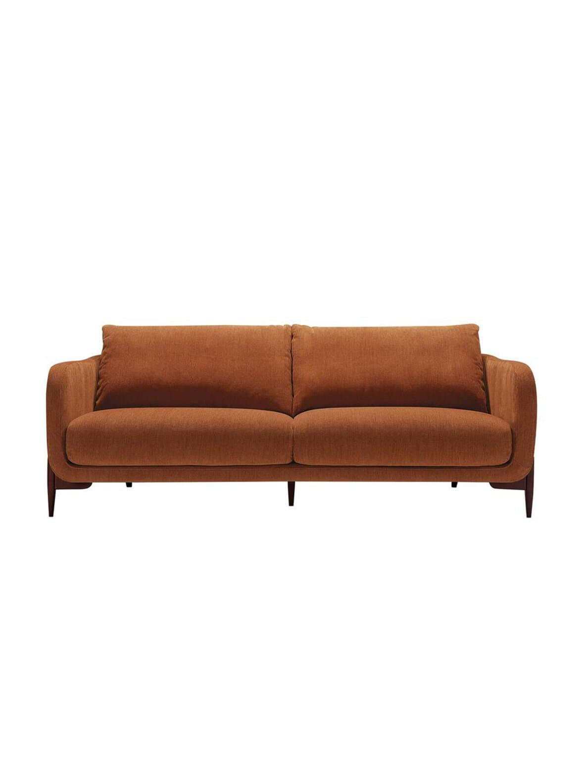 Jenny-sohva moss-kangas 3 oranssi l 215 cm – Sits