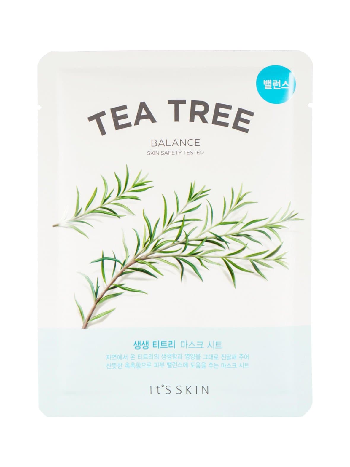 The fresh tea tree mask sheet -kasvonaamio 18 g – It'S SKIN