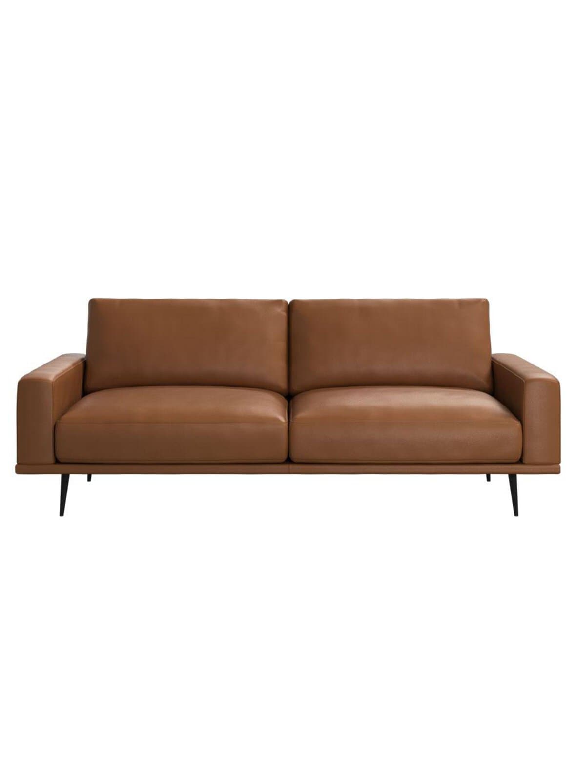 Carlton-nahkasohva nordic grain -nahka 5134 caramel l 205 cm – BoConcept