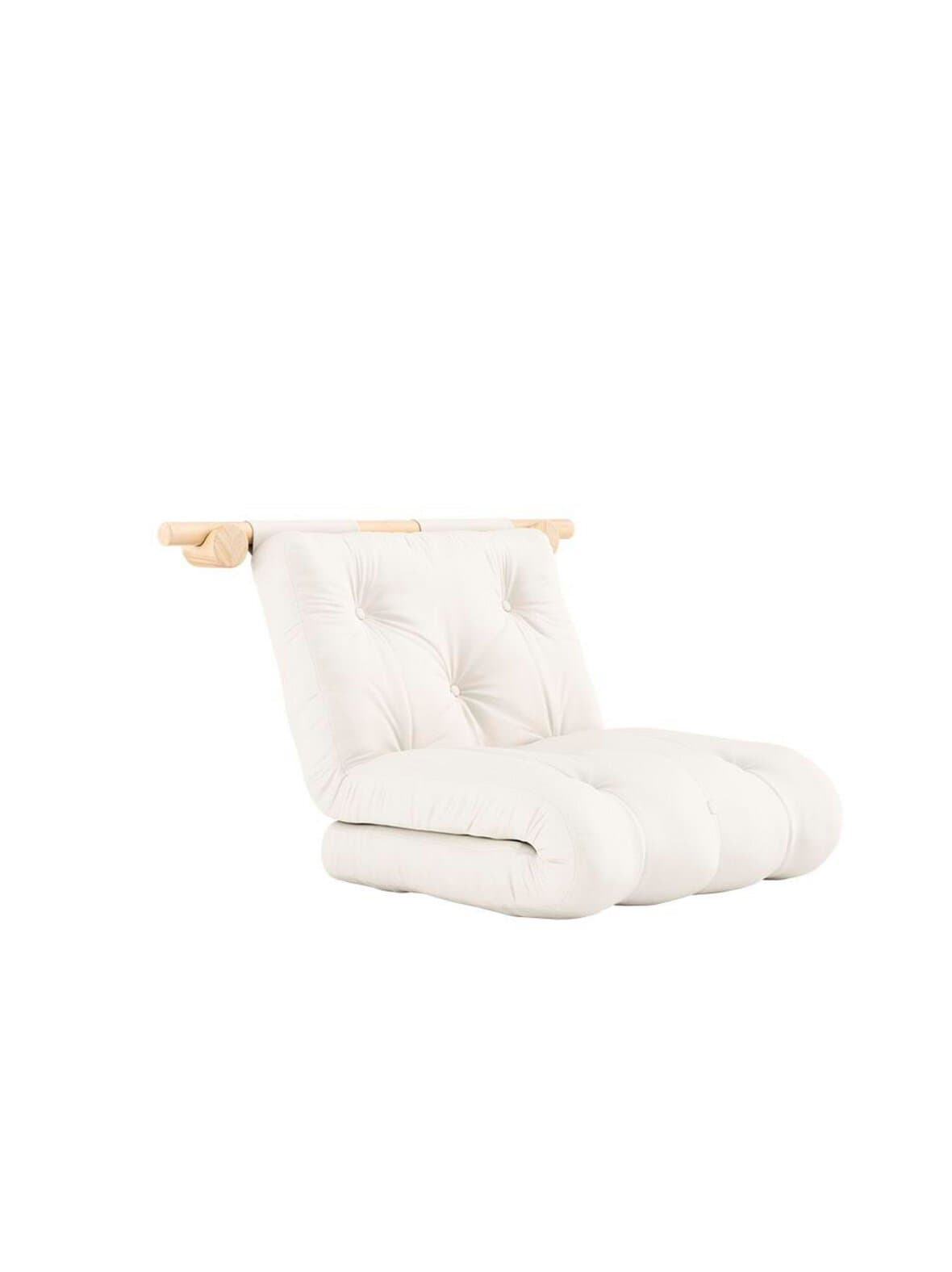 Hooked-futonnojatuoli natural/mänty 75 x 200 cm – Karup