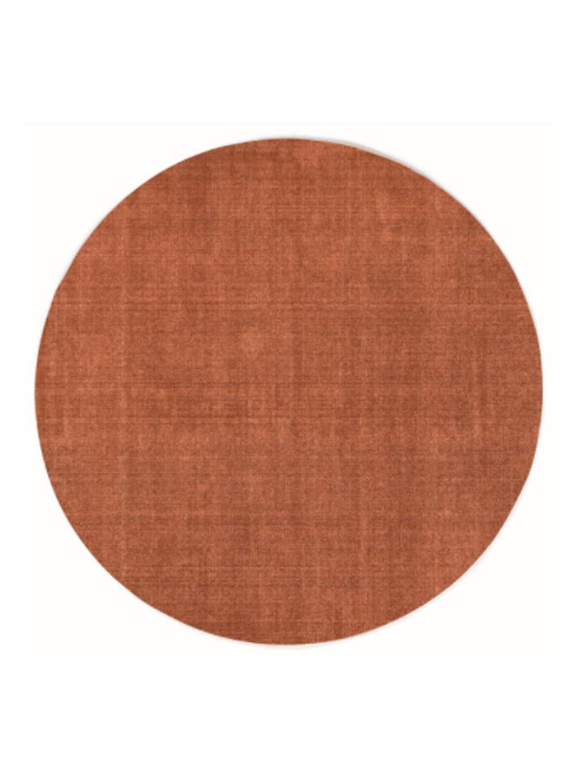 Madison-matto ruosteenruskea ø 240 cm – Calligaris