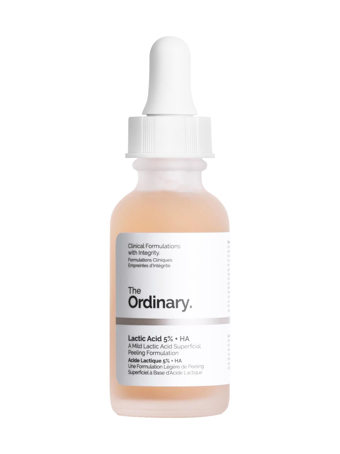 Lactic acid 5% + ha -maitohappokuorinta 30 ml – The Ordinary