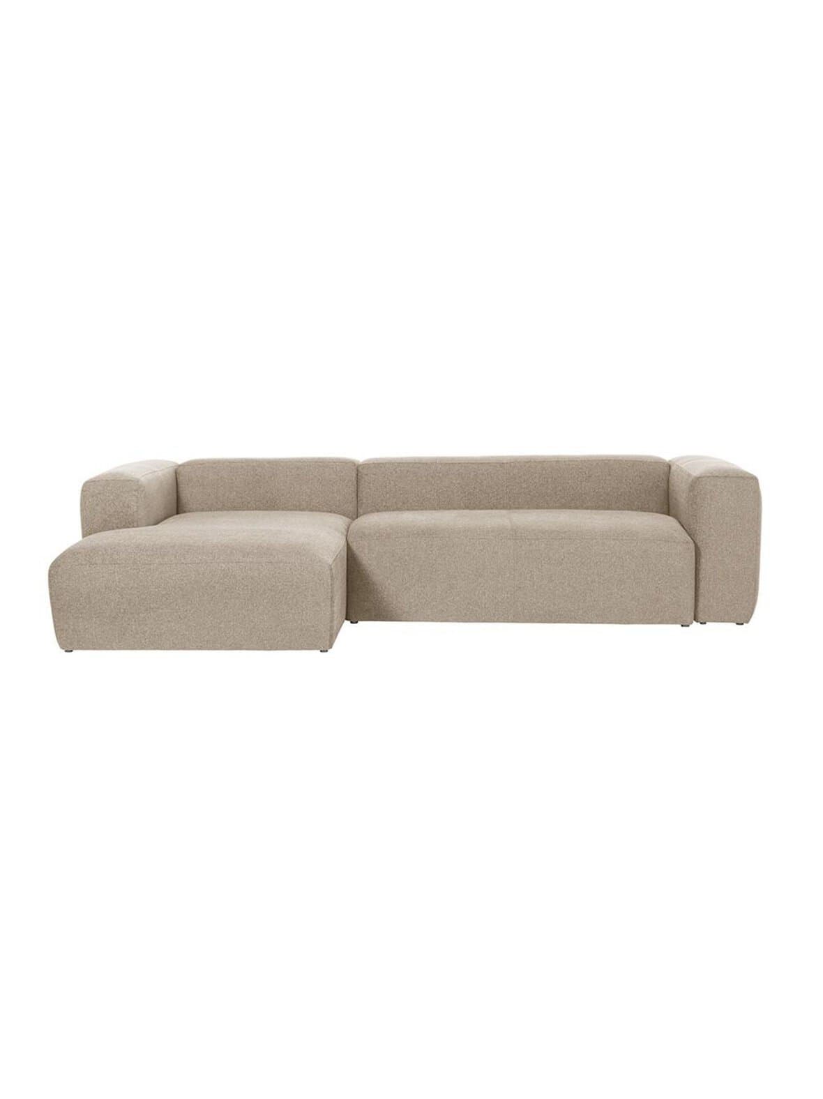 Blok-divaanisohva beige l 300 cm/vasen – Kave Home