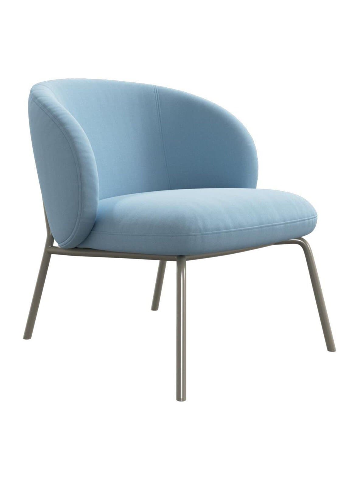 Princeton lounge -tuoli frisco-kangas 2275 murrettu sininen – BoConcept