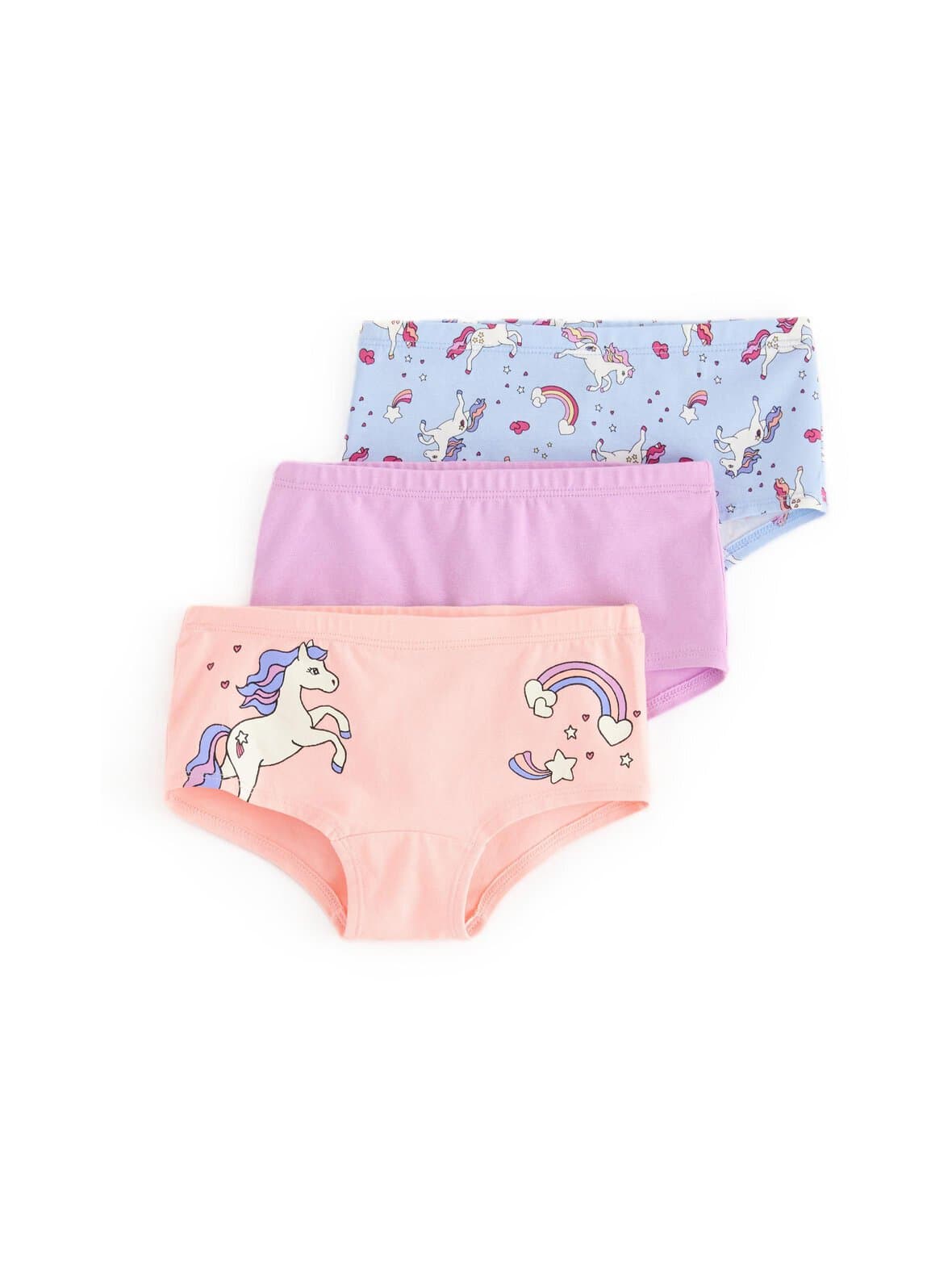 Unicorn hipster -alushousut 3-pack – Lindex